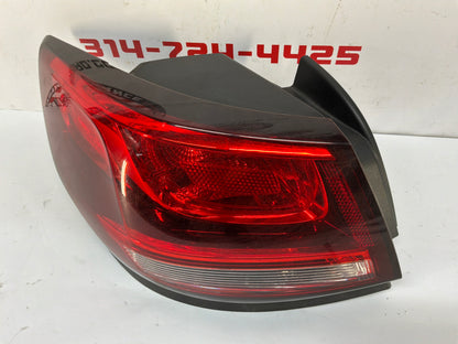 2014 Chevy SS Sedan LH Driver Outer Tail Light Taillight Stop Lamp OEM
