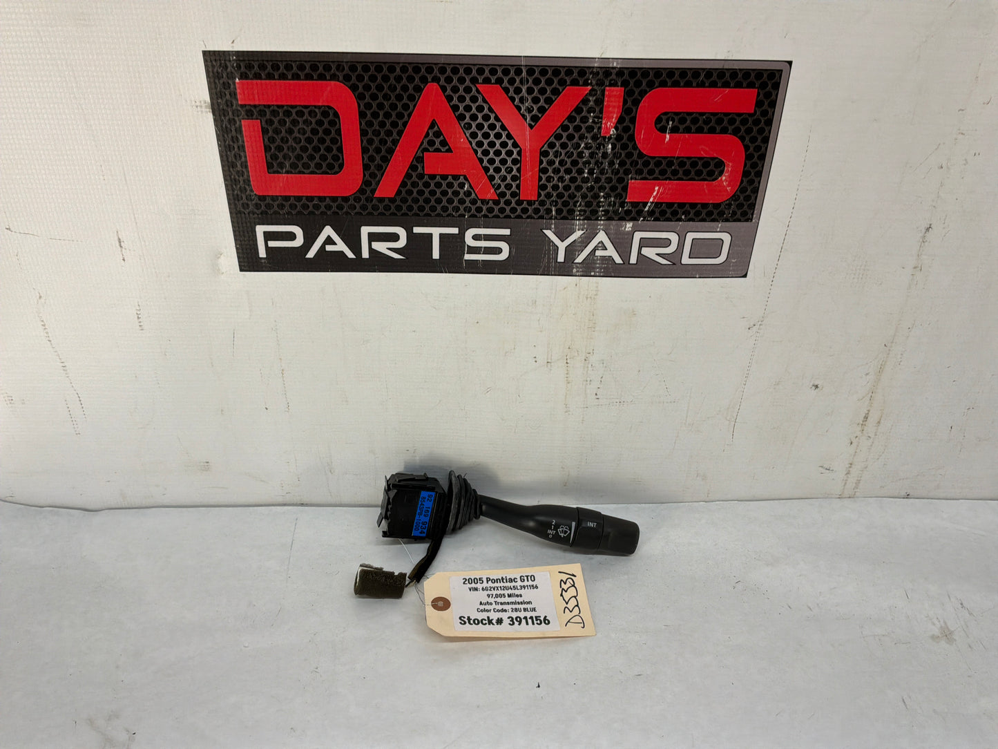 Windshield wiper control switch - Day's Parts Yard