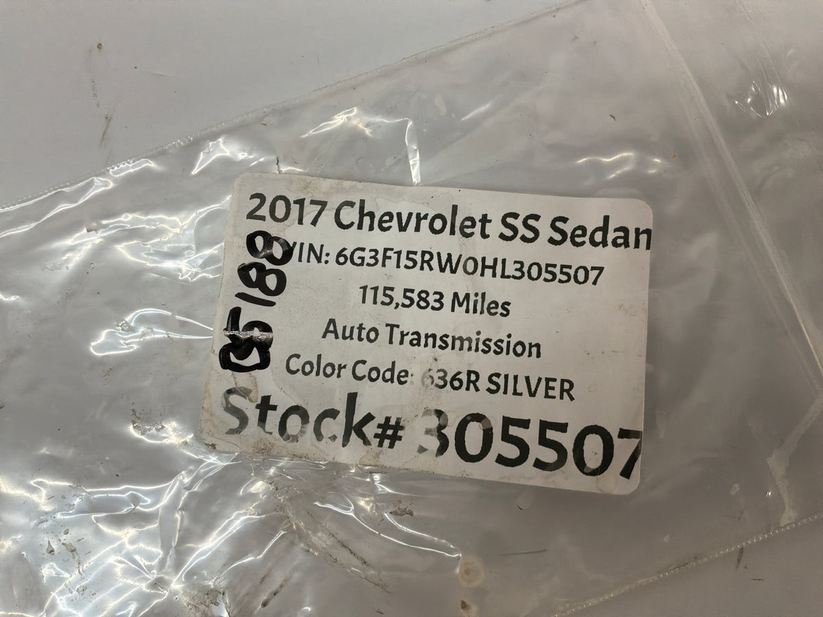 2017 Chevy SS Sedan SS Badge Emblem OEM
