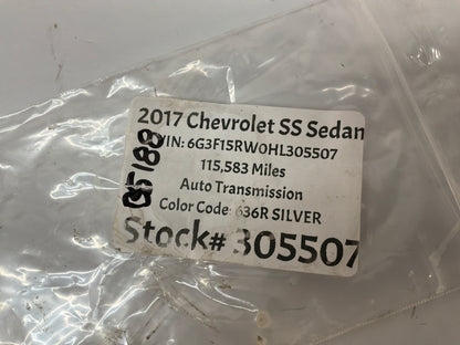2017 Chevy SS Sedan SS Badge Emblem OEM