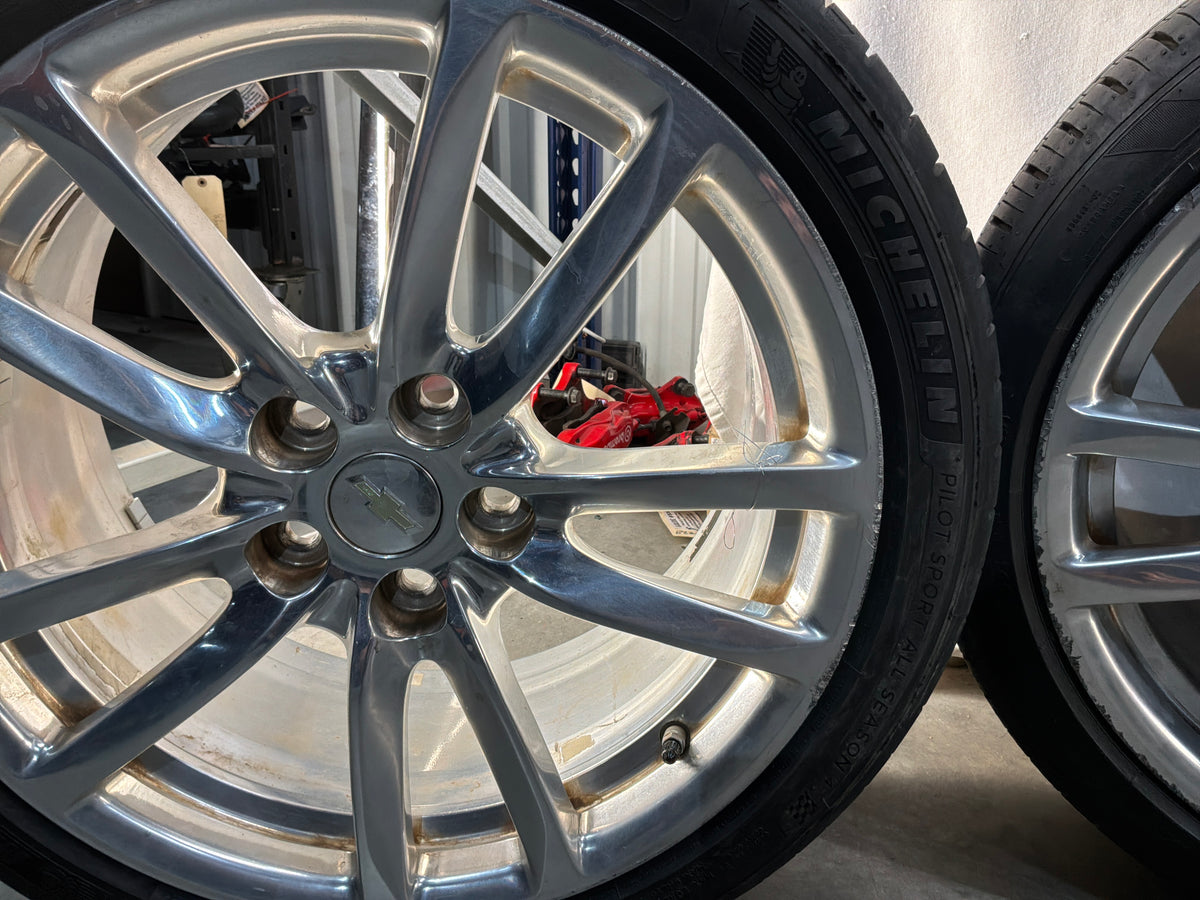 2014 Chevy SS Sedan Wheels Rim & Tires 19x8.5 & 19x9 275/35/19 245/40/19