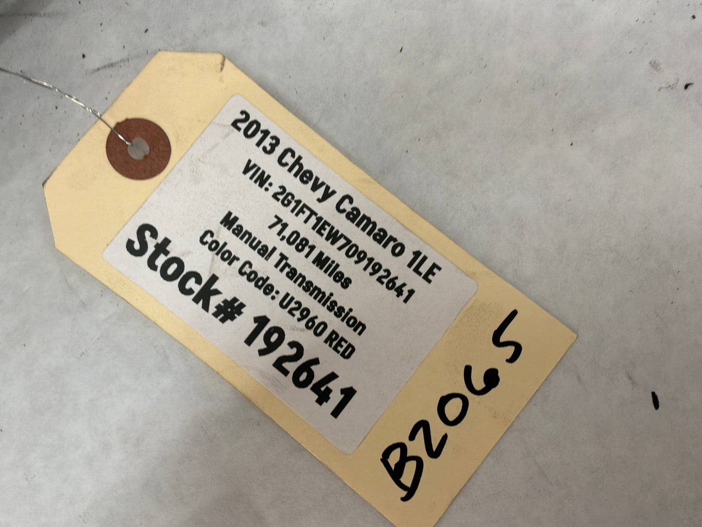 2013 Chevy Camaro 1LE Rear Suspension Stabilizer Sway Bar OEM