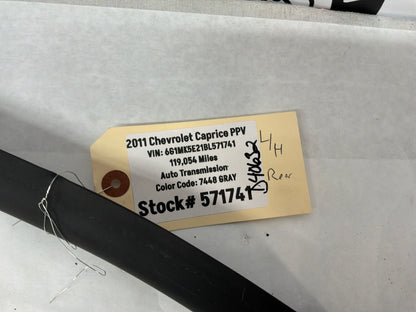 2011 Chevy Caprice PPV LH Driver Rear Door Weather Strip Rubber Seal OEM