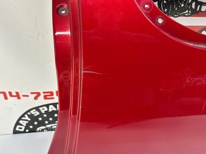 2002 Chevy C5 Corvette LH Driver Rear Quarter Fender Panel Red OEM