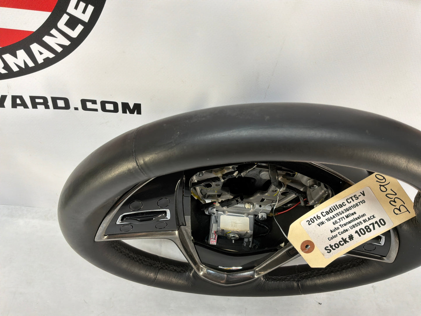 2016 Cadillac CTS-V Steering Wheel w/ Shifter Paddles OEM