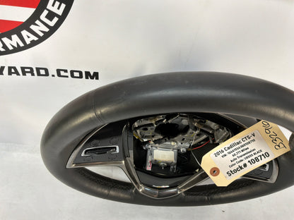 2016 Cadillac CTS-V Steering Wheel w/ Shifter Paddles OEM
