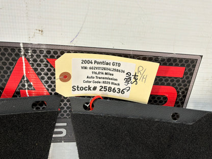 2004 Pontiac GTO RH & LH Interior Kick Panel Trim Molding Cover OEM
