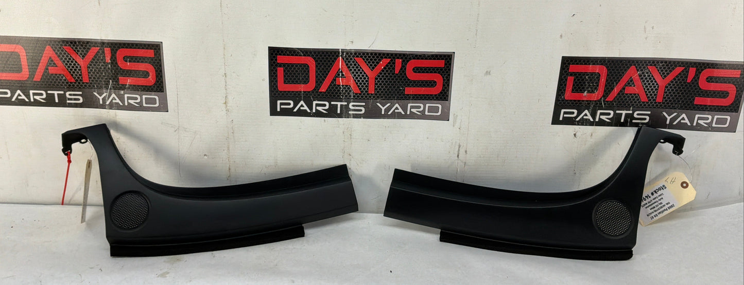 2008 Pontiac G8 GT RH, LH & Center Instrument Dash Panel Cowl Defrost Extensions OEM