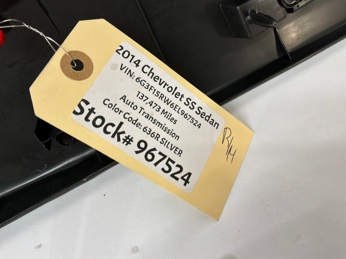 2014 Chevy SS Sedan RH Passenger Interior B Pillar Trim Molding Cover Panel OEM