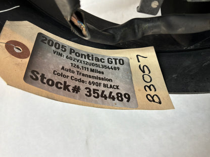 2005 Pontiac GTO Dual Electric Radiator Cooling Fans Shroud Assembly OEM