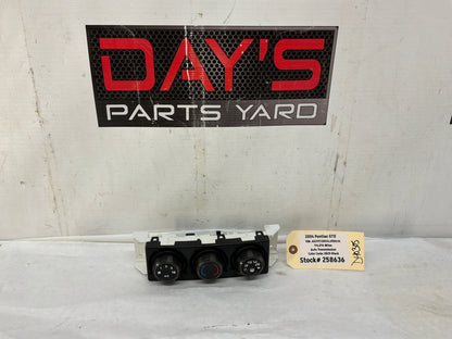 2004 Pontiac GTO HVAC Dash Climate Control Unit Panel Switch Button OEM