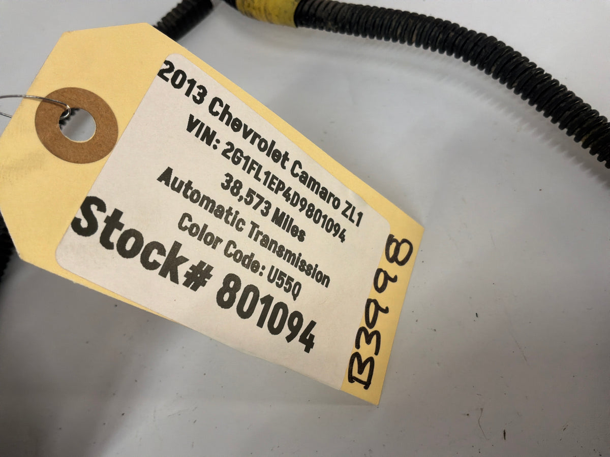 2014 Chevy Camaro ZL1 Charcoal Canister Evap Line Hose Tube Fuel Tank Wire Wiring Harness