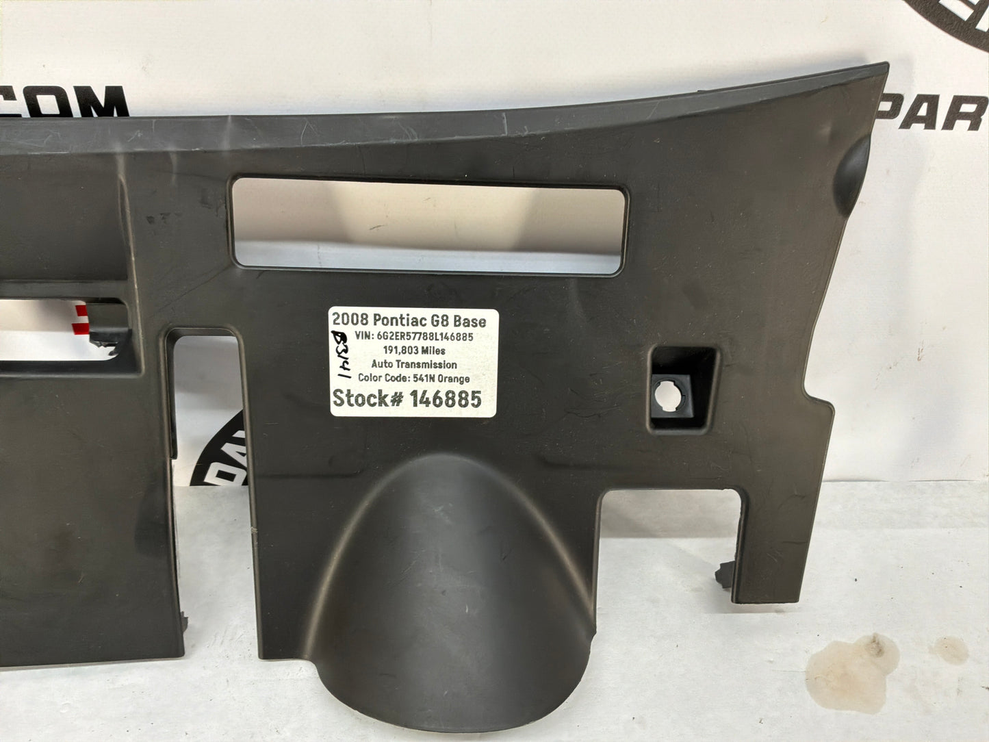 2008 Pontiac G8 Base LH Driver Lower Dash Cover Trim Panel  OEM