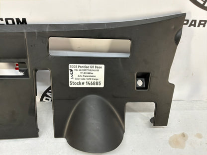 2008 Pontiac G8 Base LH Driver Lower Dash Cover Trim Panel  OEM