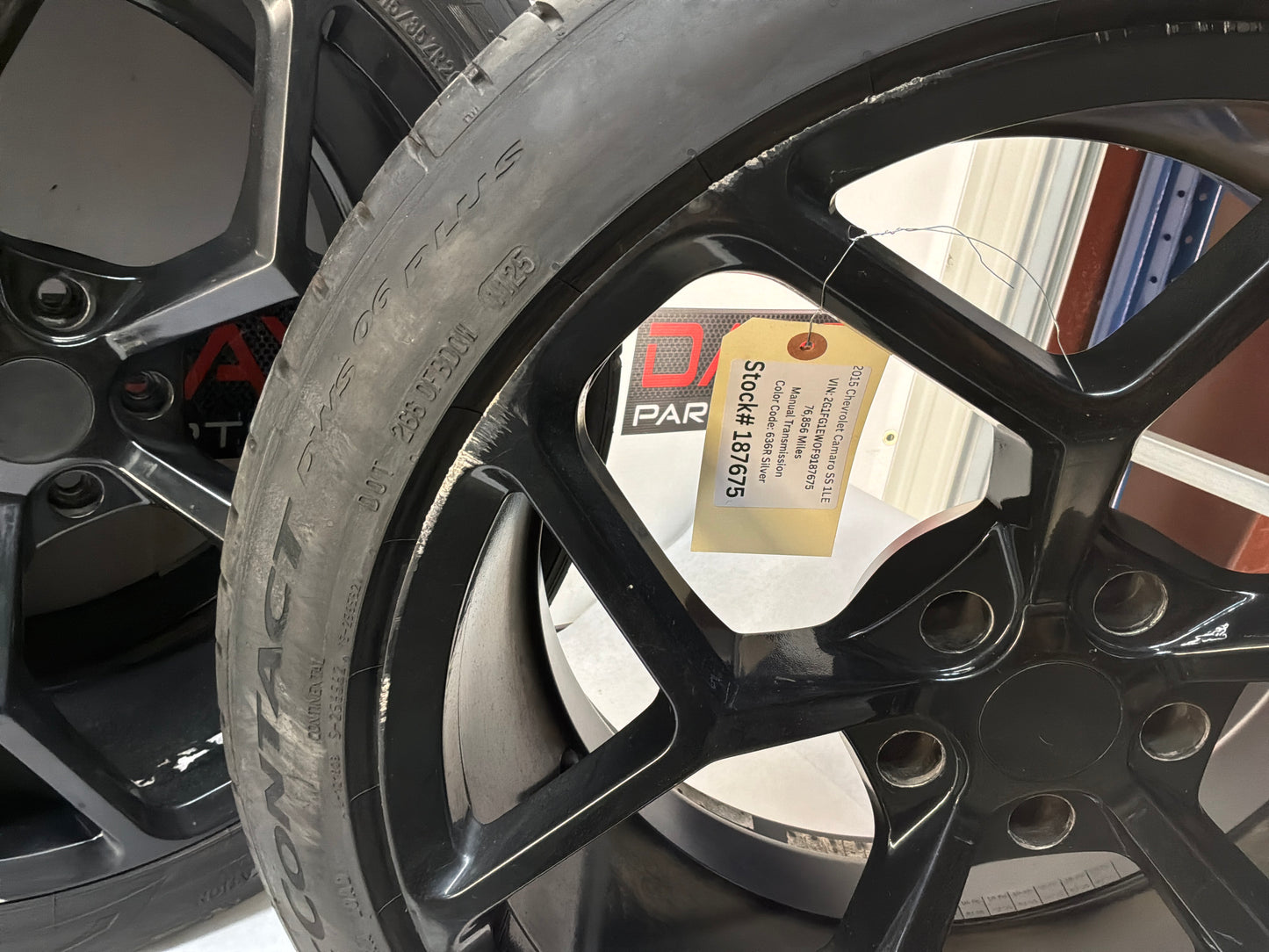 2015 Chevy Camaro SS 1LE Reproduction Z28 Wheels and Tires