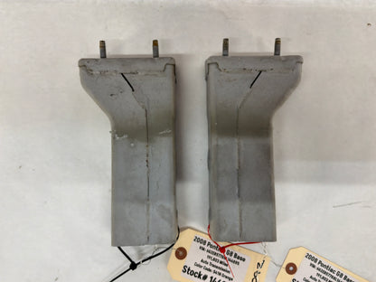 2008 Pontiac G8 Base Rear Impact Bar Mounting Brackets Sleeves OEM