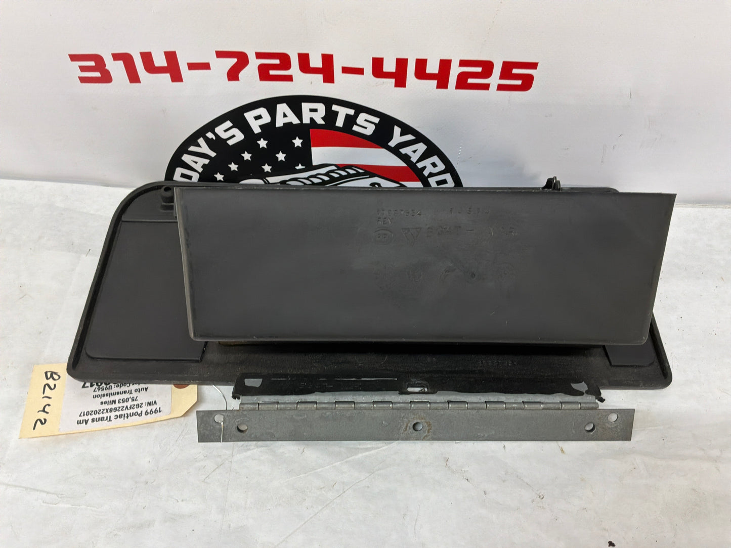 1999 Pontiac Trans Am WS6 Glove Box Compartment OEM