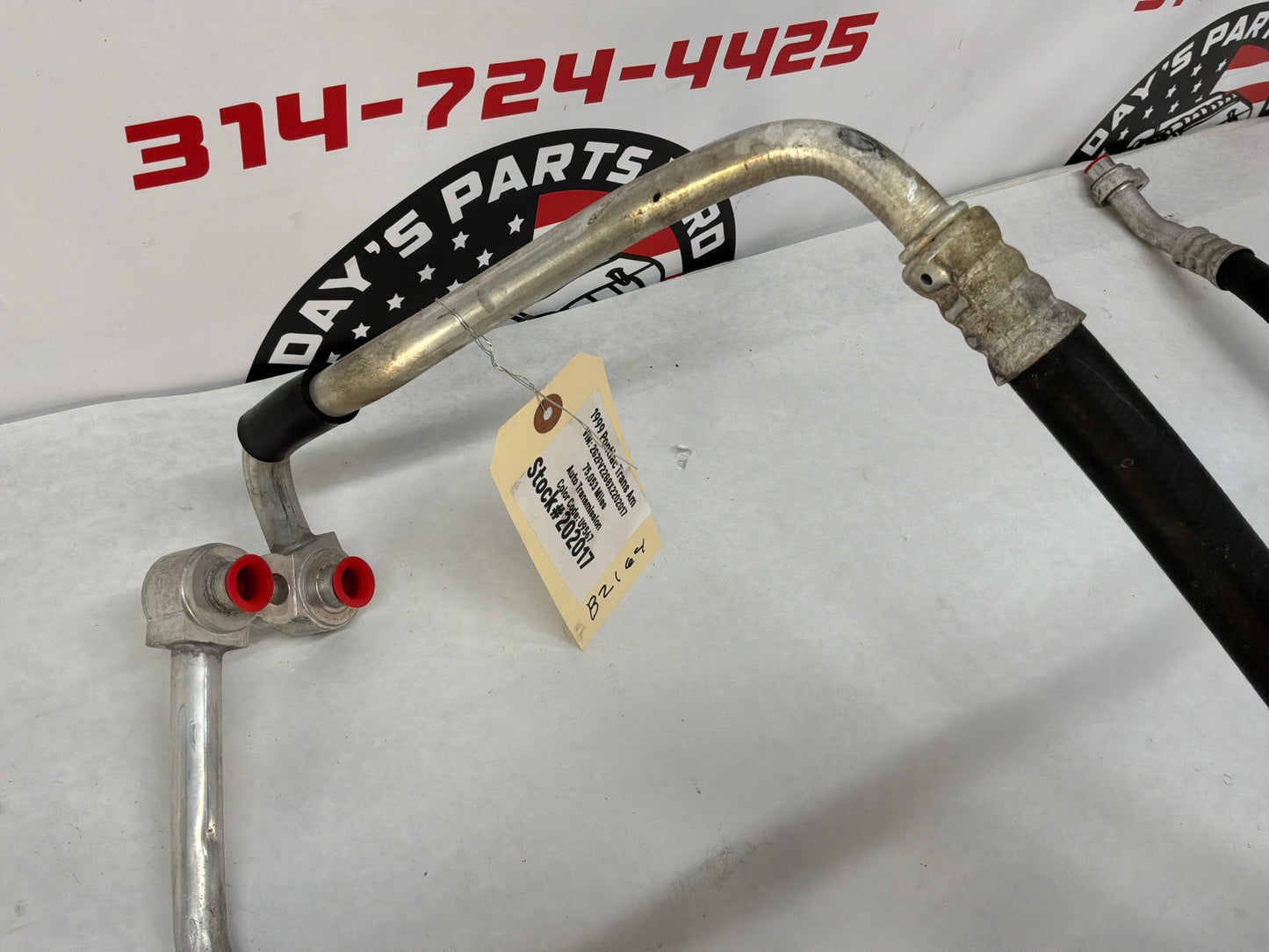 1999 Pontiac Trans Am WS6 Air Conditioner AC Compressor Line Hose Tube OEM