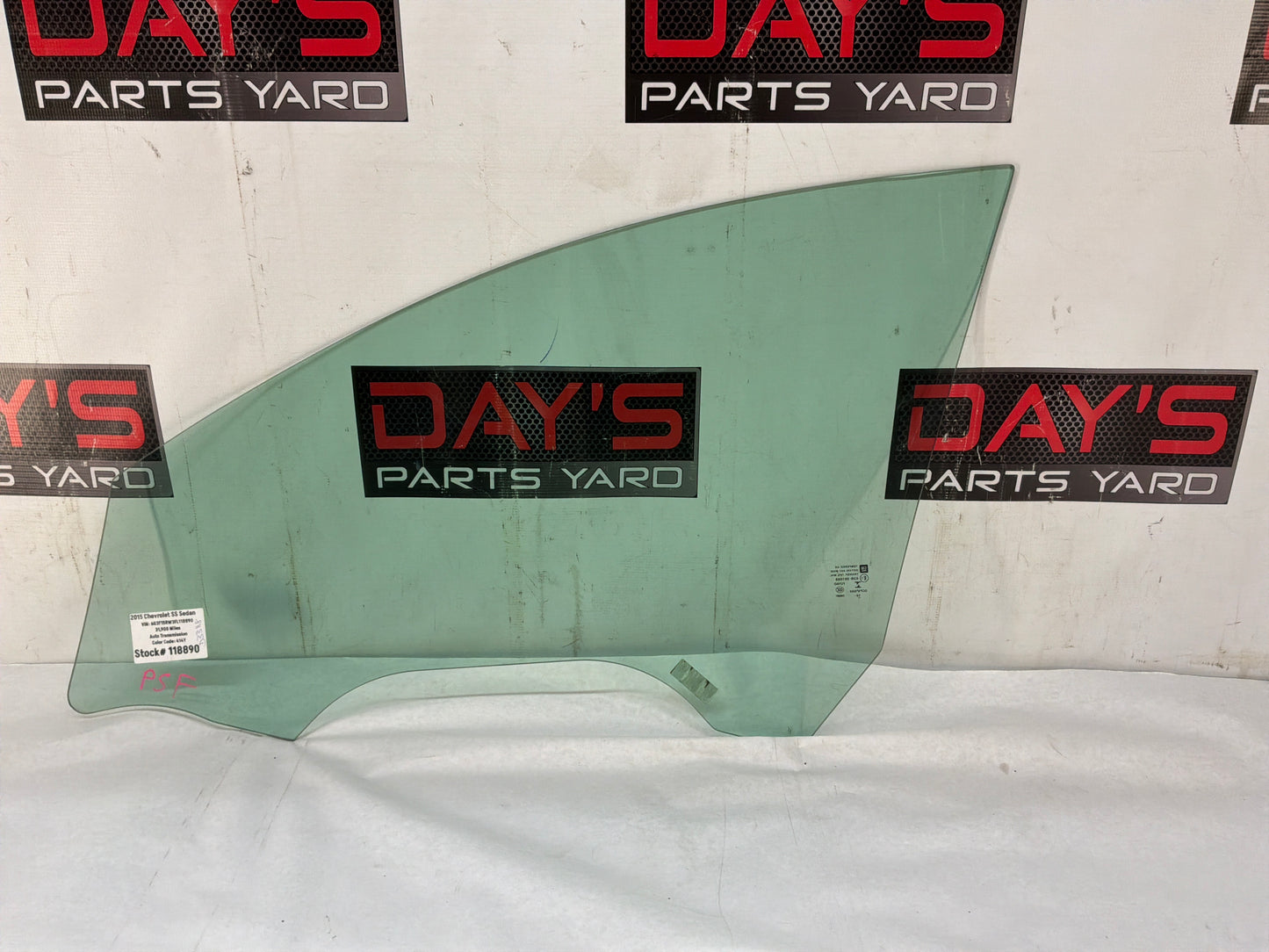 Glass - Day's Parts Yard