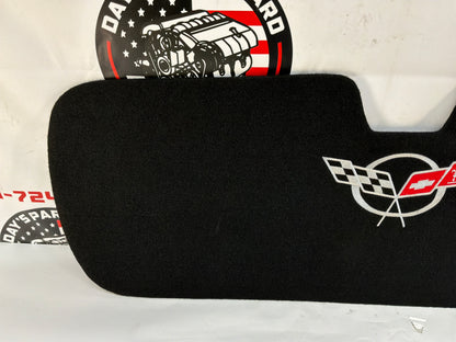 2002 Chevy Corvette Convertible Embroidered Rear Trunk Lid Carpet OEM