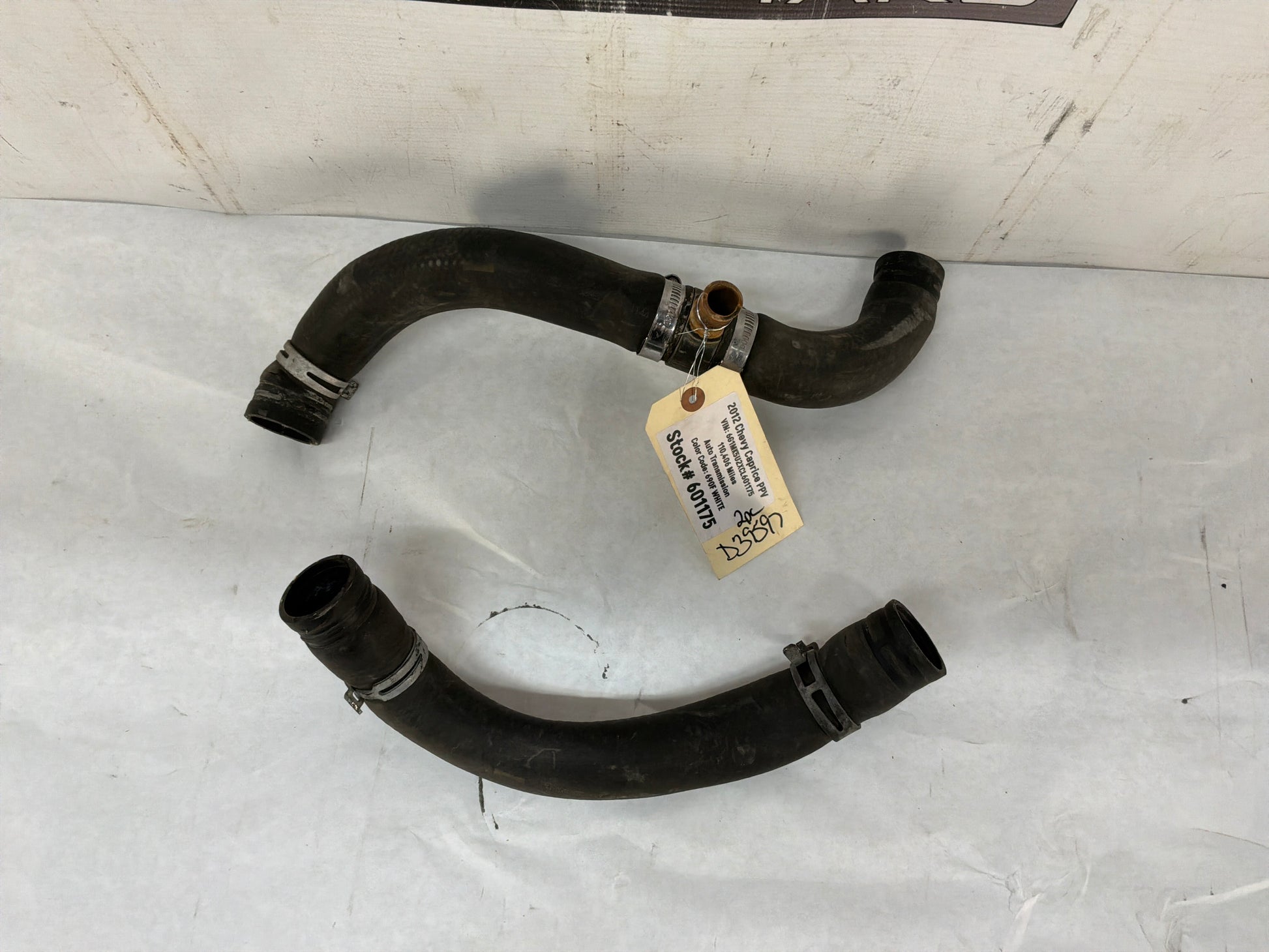 Upper and lower radiator hoses - Day's Parts Yard
