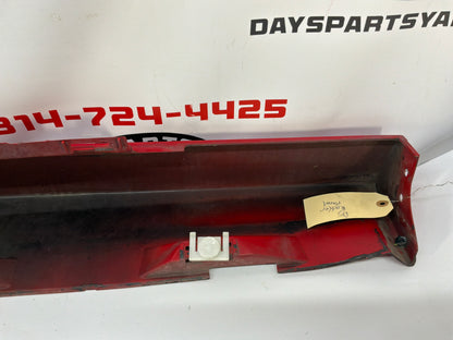 2008 Pontiac G8 GT LH Driver Rocker Molding Side Skirt Panel Trim Red OEM