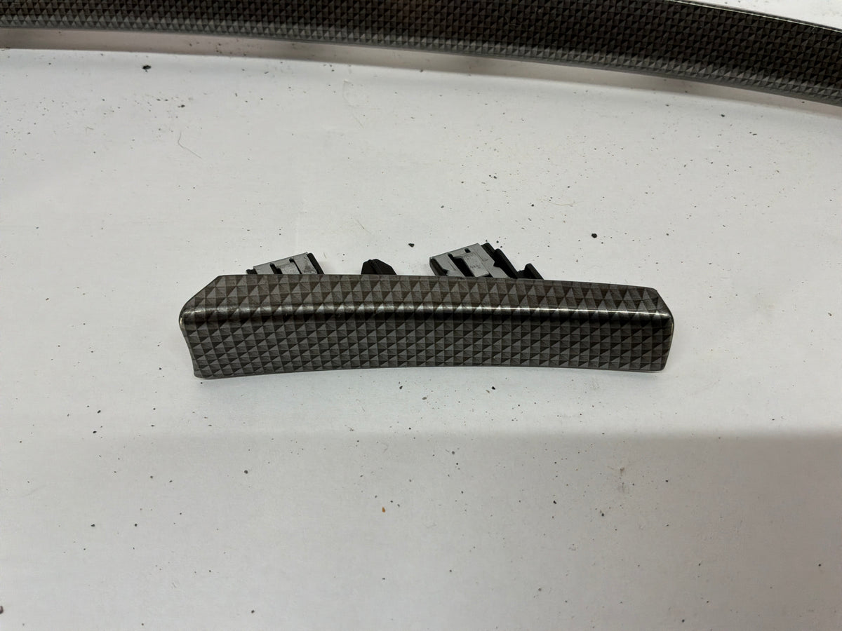 REPICTURE W/ TRIM OFF CENTER CONSOLE2009 Cadillac CTS-V Sedan Carbon Fiber Dash Trim Panel Molding Inserts OEM - Day's Parts Yard