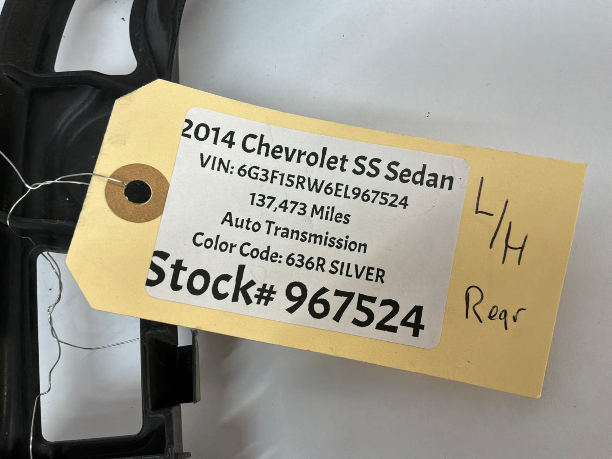 2014 Chevy SS Sedan RH & LH Rear Bumper Brackets Guides Supports OEM