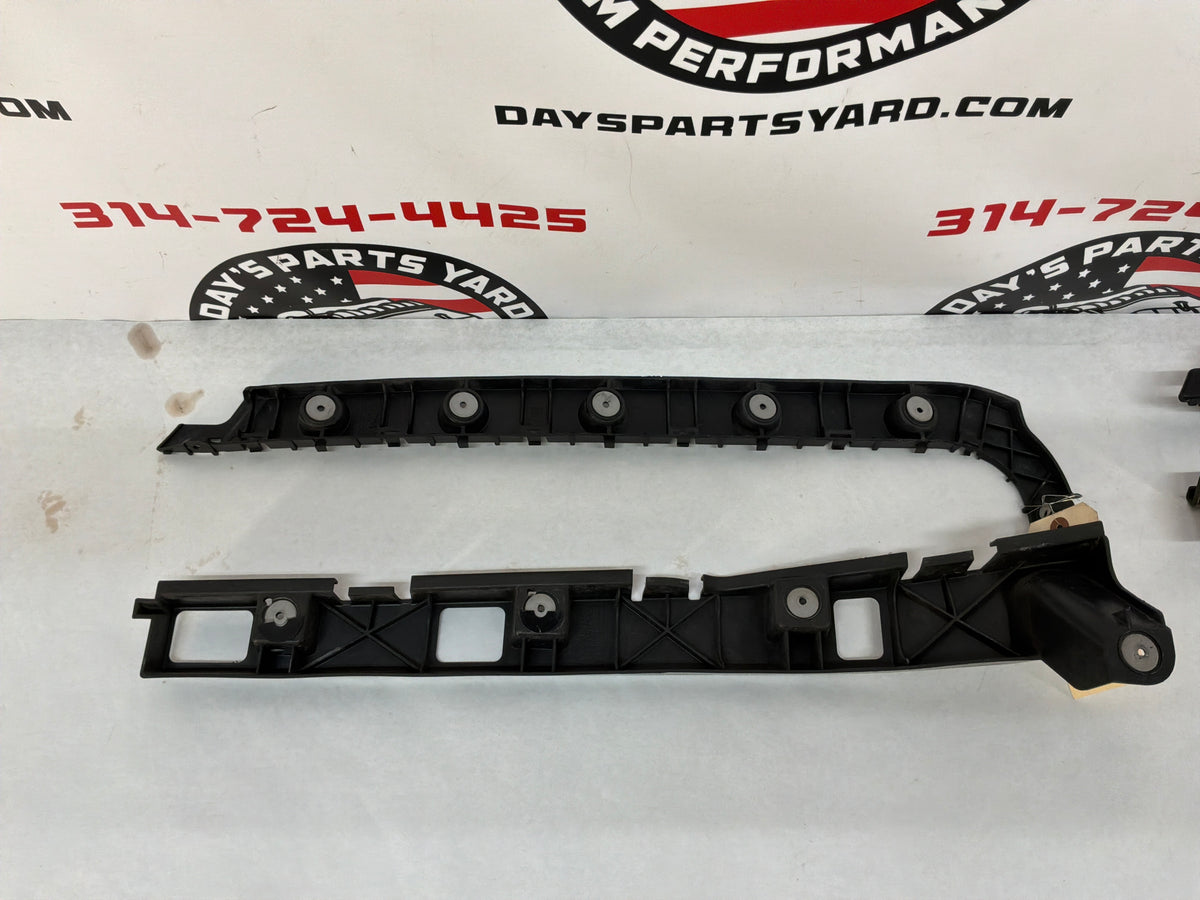 2016 Cadillac CTS-V Rear Bumper Brackets Guides Supports OEM