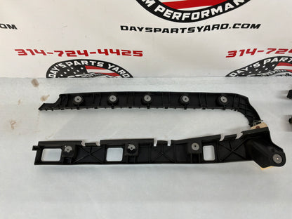 2016 Cadillac CTS-V Rear Bumper Brackets Guides Supports OEM
