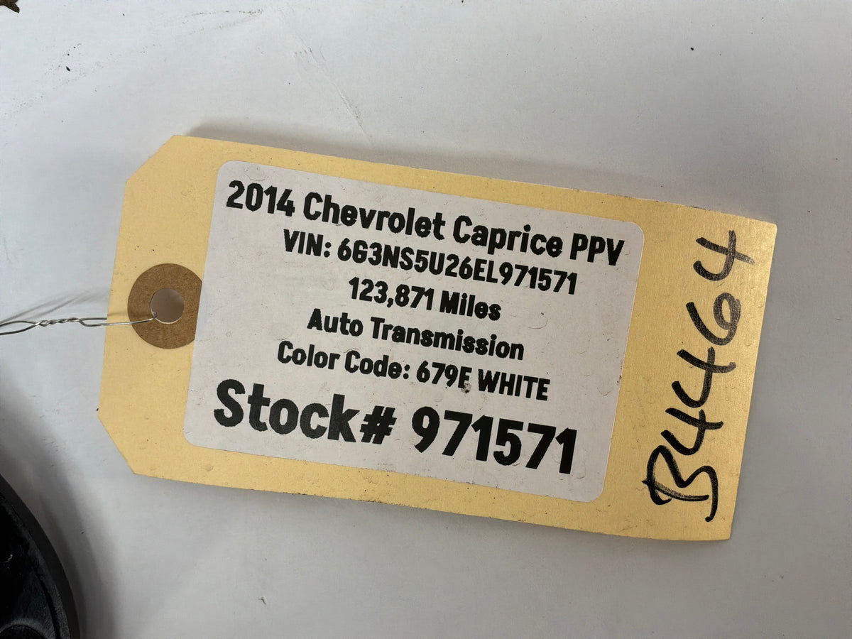 2014 Chevy Caprice PPV Over Head Console Dome Light Frame Bracket Brace Bezel OEM