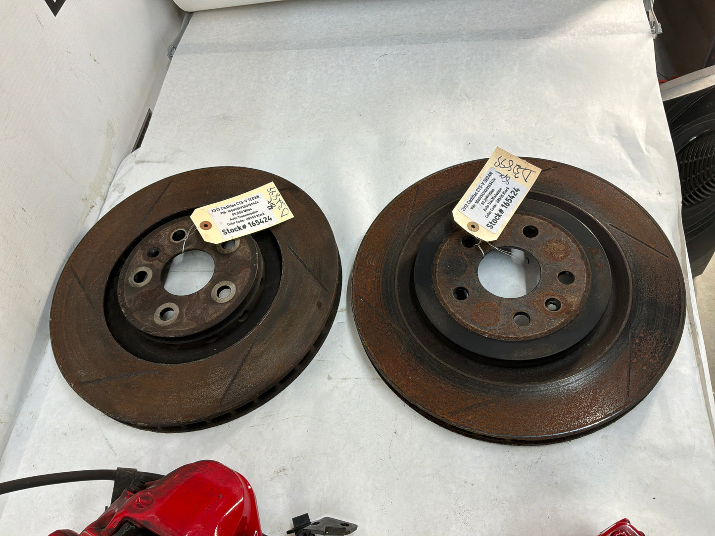 2013 Cadillac CTS-V Sedan Front & Rear Brake Caliper and Rotors - Day's Parts Yard