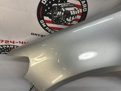 2014 Chevy SS Sedan LH Driver Front Fender Silver OEM