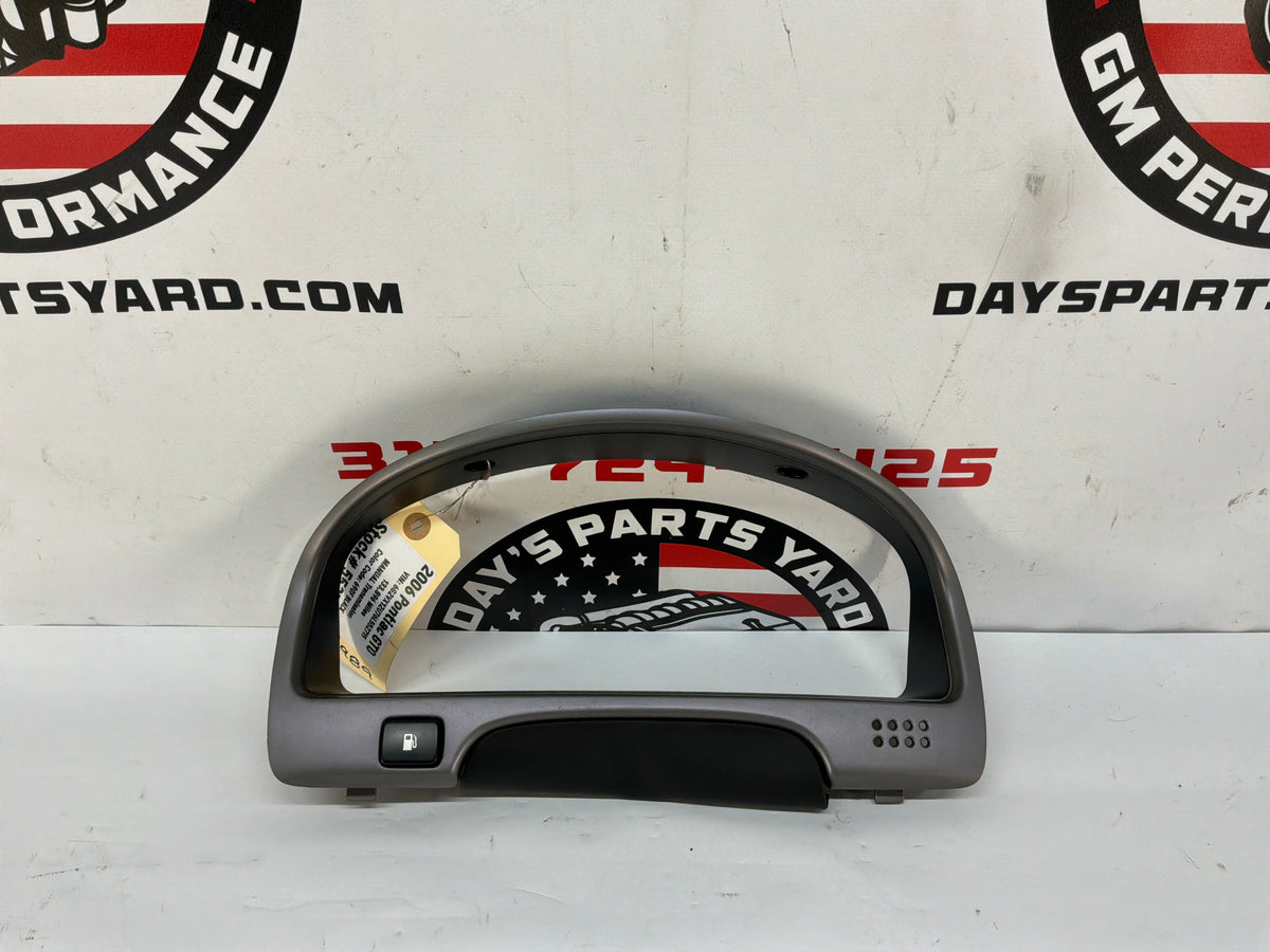 2006 Pontiac GTO Instrument Speedometer Gauge Cluster Bezel Trim Panel OEM