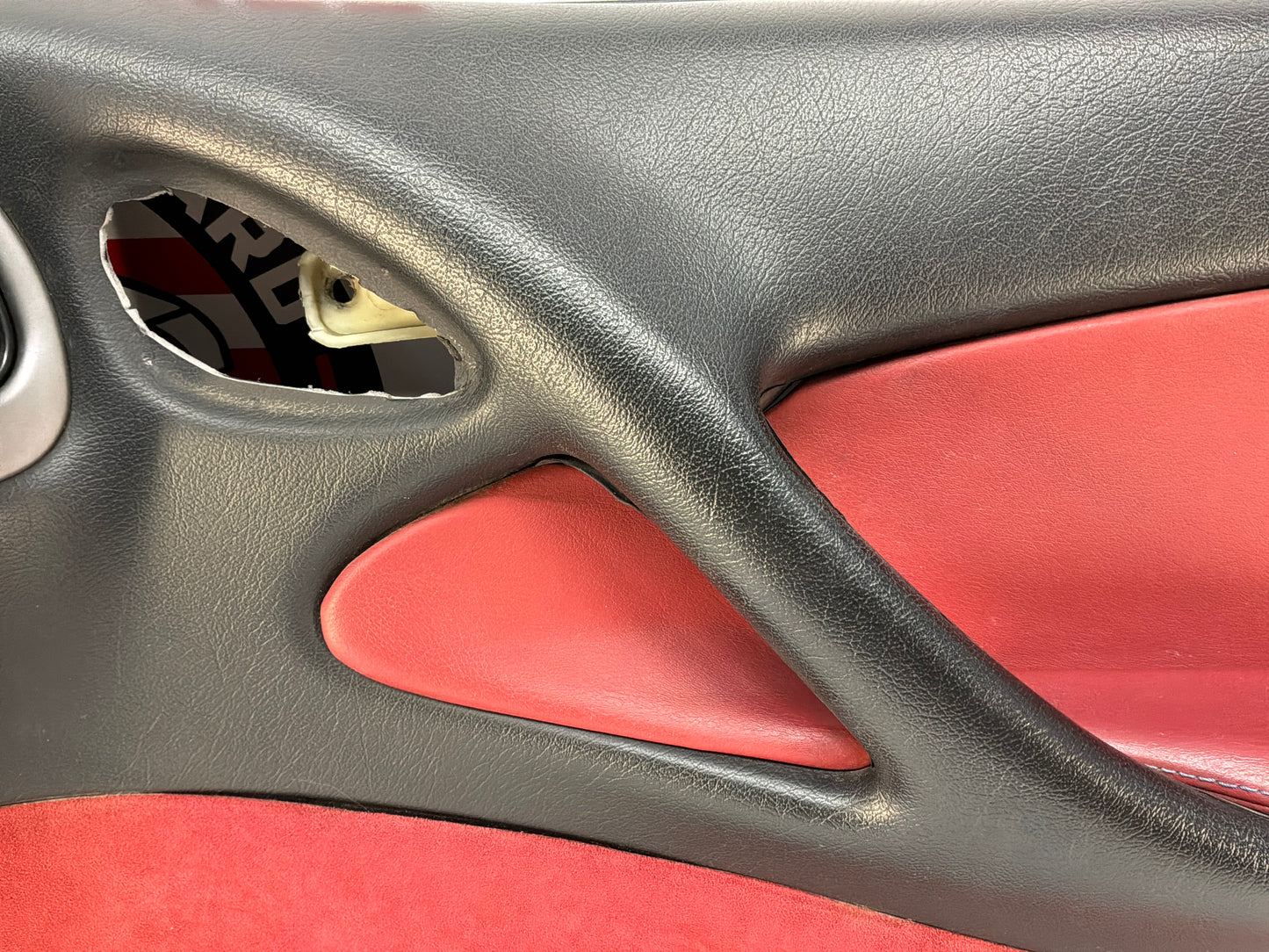 2004 Pontiac GTO RH Passenger Front Interior Door Panel Red OEM