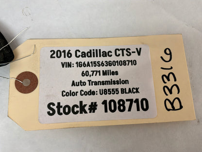 2016 Cadillac CTS-V RH & LH Front Fender Vents w Emblem Badge OEM