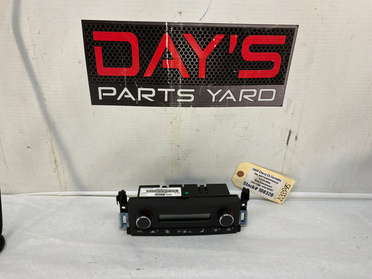 HVAC controls - Day's Parts Yard
