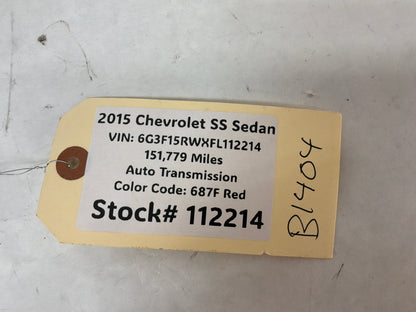 2015 Chevy SS Sedan Parking Assist Control Module OEM