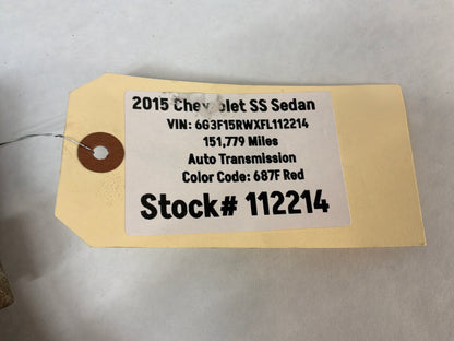 2015 Chevy SS Sedan 6L80E Automatic Transmission Cross Member Crossmember OEM