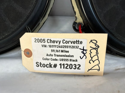 2005 Chevy C6 Corvette RH & LH Front Door Bose Speaker OEM - Day's Parts Yard