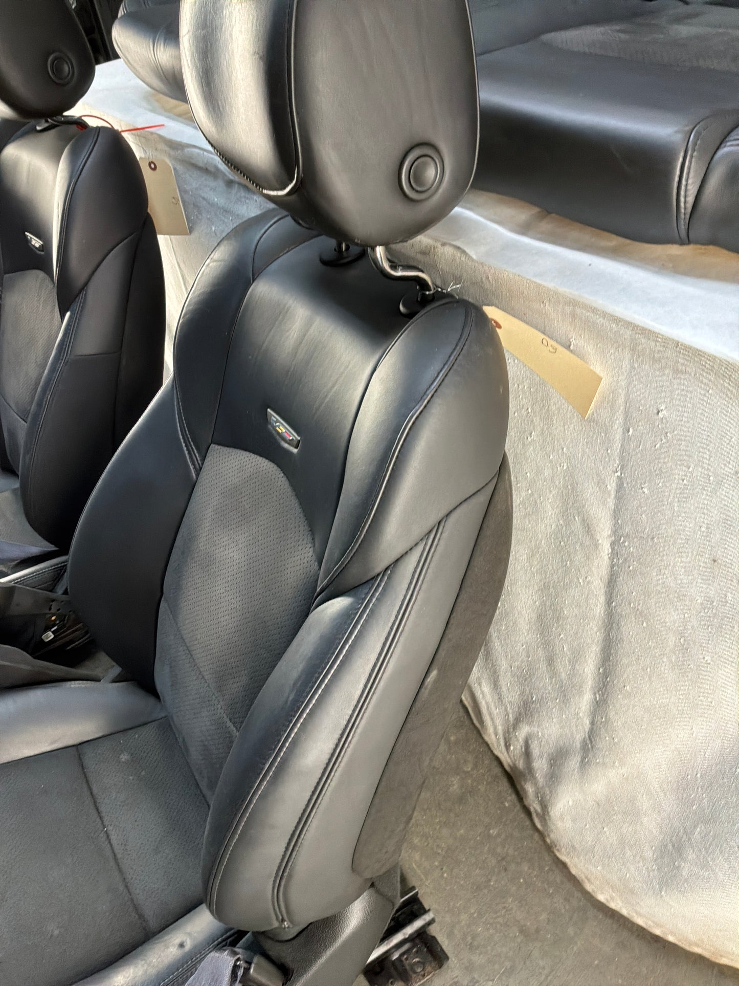 2016 Cadillac CTS-V Seats Recaro Leather Suede Seats Front & Rear OEM
