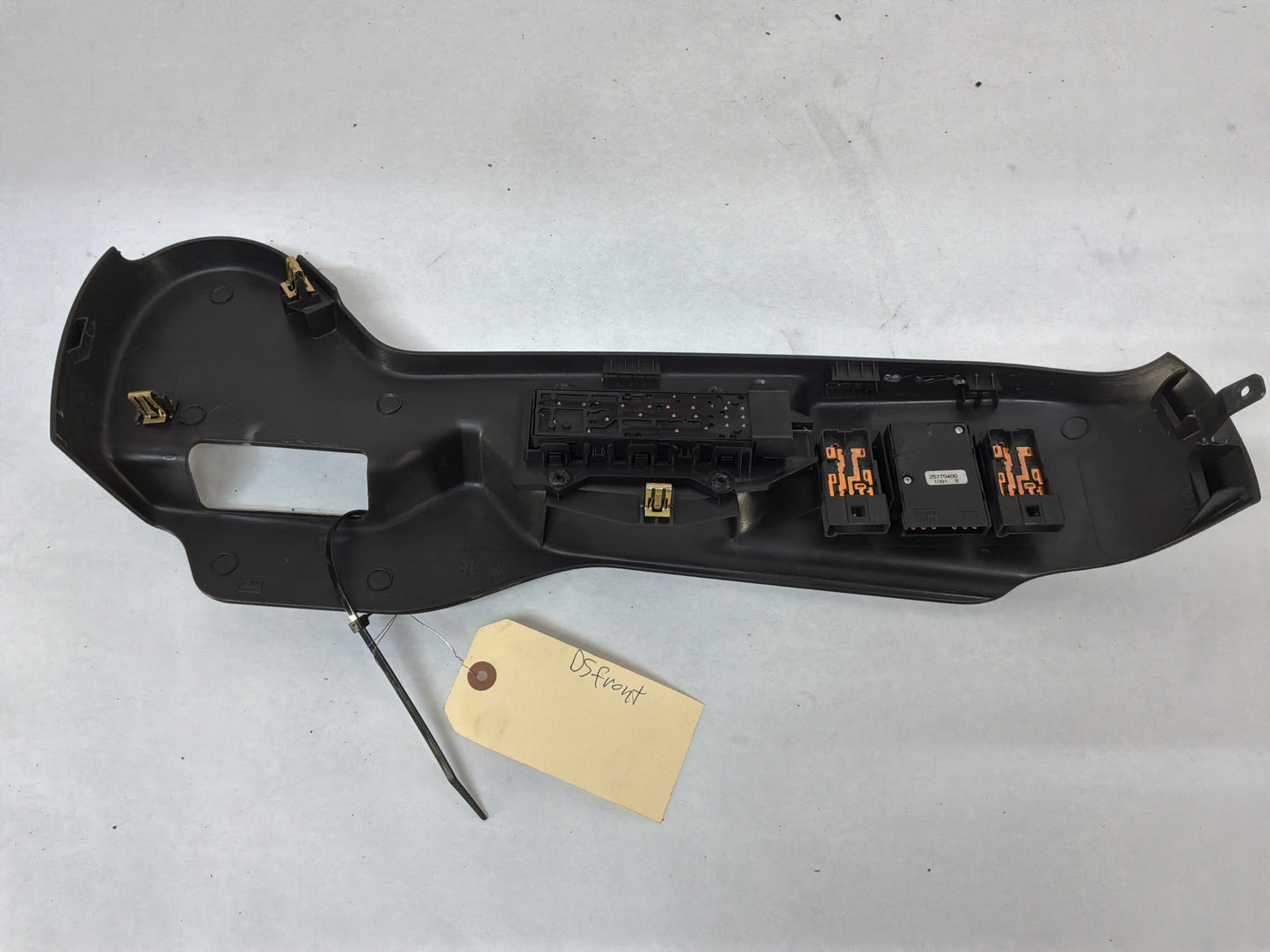 2011 Cadillac CTS-V Coupe LH Driver Recaro Front Seat Controls Buttons Outer Finish Panel OEM
