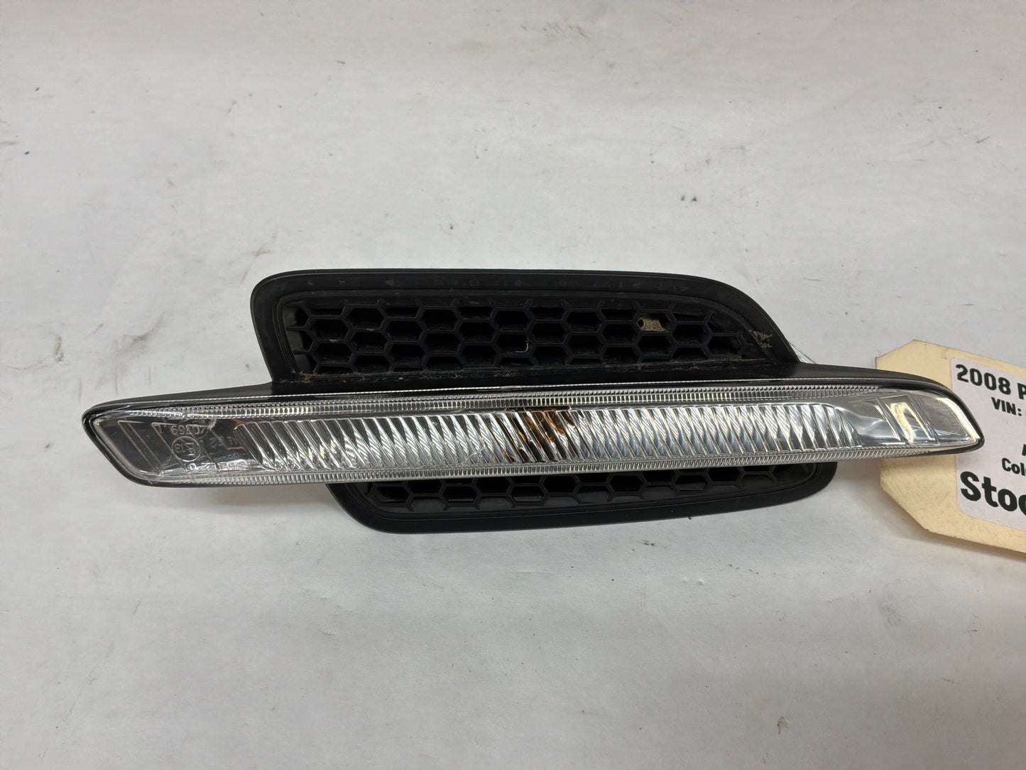 2008 Pontiac G8 Base LH Driver Fender Marker Repeater Light Lamp Grill OEM