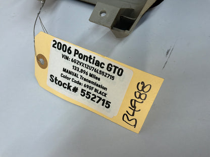 2006 Pontiac GTO RH & LH Interior Upper B Pillar Seat Belt Trim Panel Moldings OEM