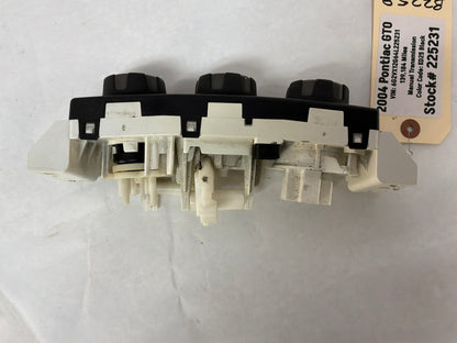 2004 Pontiac GTO HVAC Dash Climate Control Unit Panel Switch Button OEM