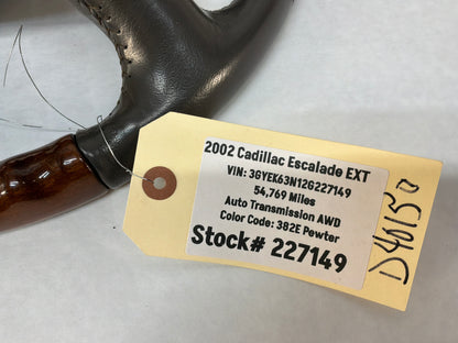 2002 Cadillac Escalade EXT Woodgrain Factory Steering Wheel OEM