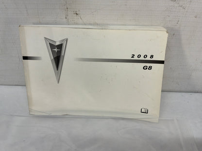 2009 Pontiac G8 GT Owners Manual Book Booklet OEM - Day's Parts Yard