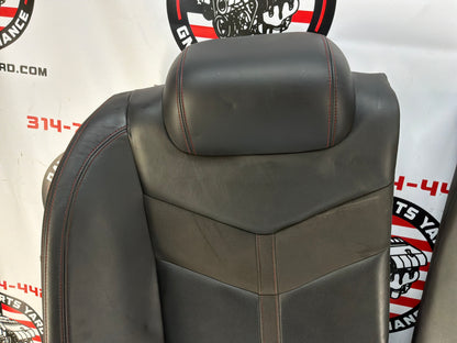 2017 Chevy SS Sedan Rear Seats Black Leather Alcantara Suede OEM