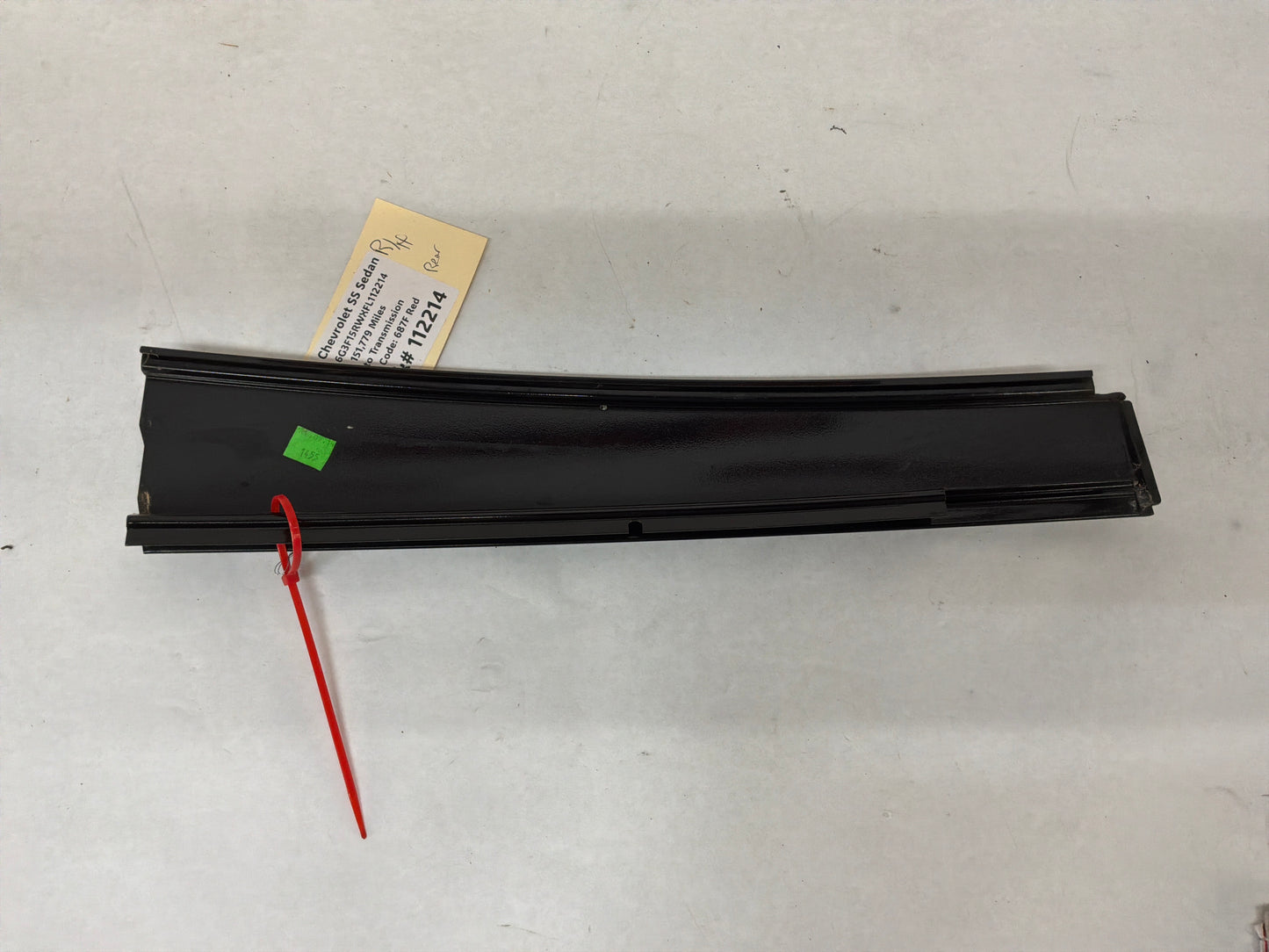 2015 Chevy SS Sedan Rear RH Passenger Door Rear Pillar Post Trim Black OEM