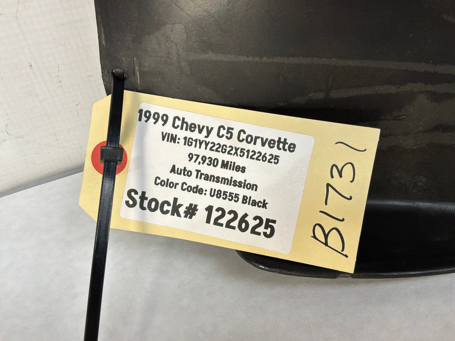 1999 Chevy C5 Corvette Rear Halo Headliner Interior Roof Trim Panel OEM